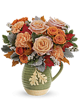Teleflora's Rosy Autumn Bouquet
