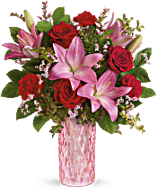 Teleflora's Romanced By Roses Bouquet Flowers