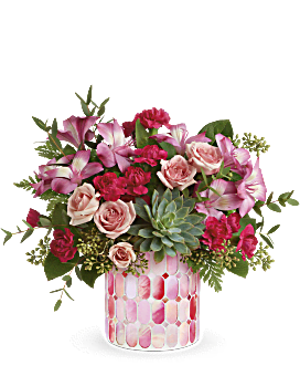 Wild Romance Bouquet , Mixed Bouquets , Same Day Flower Delivery , Pink , Teleflora