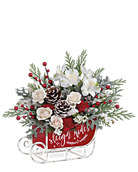 Teleflora's Frosted Sleigh Bouquet Bouquet