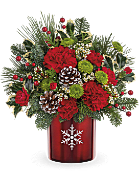 20 Chic Christmas Flower Arrangements - Shelterness