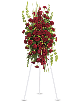 Red , Roses , Care And Compassion Spray , Same Day Flower Delivery By Teleflora