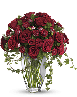 Teleflora's Rose Romanesque Bouquet - Red Roses