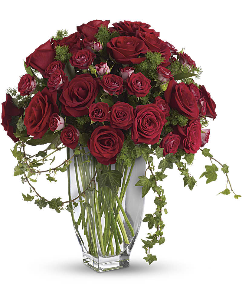 My Perfect Love - Long Stemmed Red Roses Bouquet - Teleflora