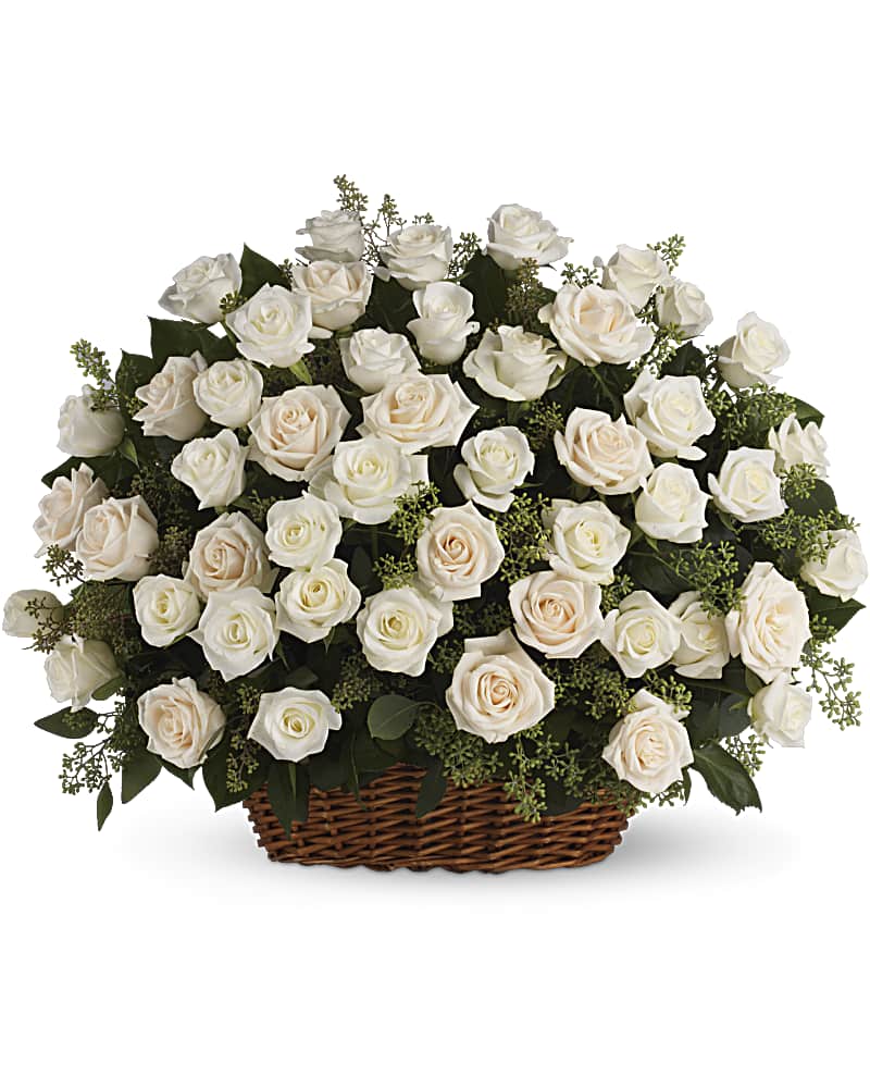 Rose printemps basket store