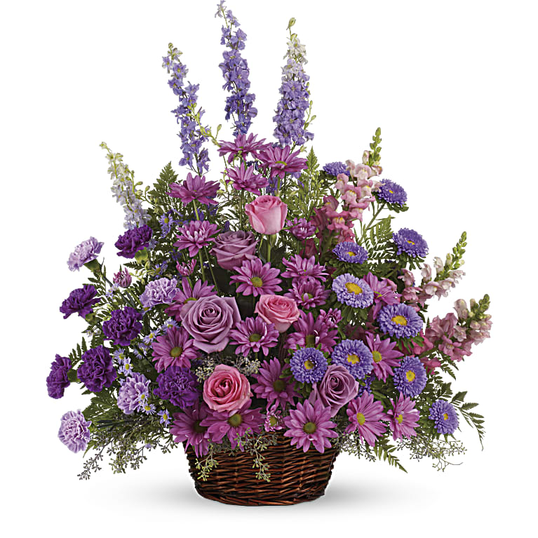 Gracious Lavender Basket