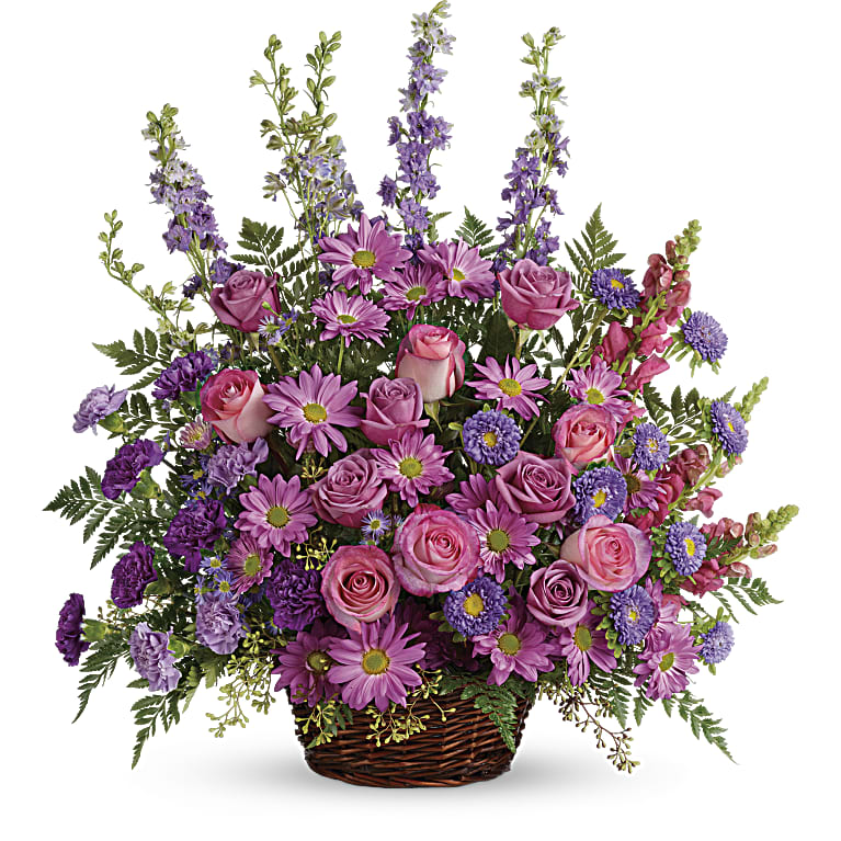 Gracious Lavender Basket