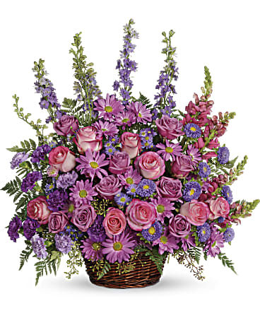 Gracious Lavender Basket - Teleflora