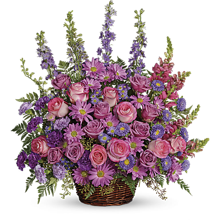 Gracious Lavender Basket