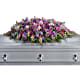 Lavender Tribute Casket Spray