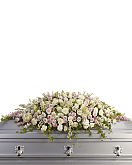 Always Adored Casket Spray Sympathy Arrangement