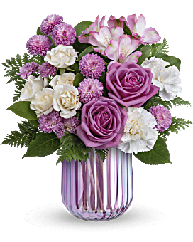 Lavender In Bloom Bouquet , Mixed Bouquets , Same Day Flower Delivery , Multi-Colored , Teleflora