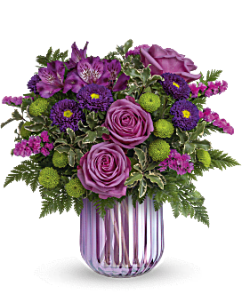 Teleflora's Luxurious Purple Bouquet Bouquet