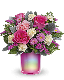 Magical Muse Bouquet , Roses , Same Day Flower Delivery , Pink , Teleflora