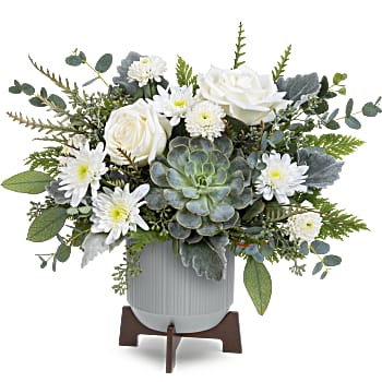 Teleflora's Tranquil Clouds Bouquet