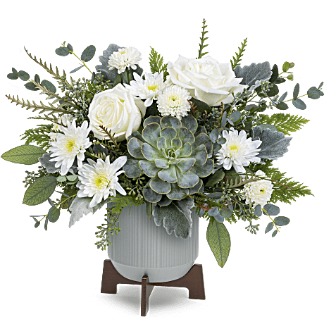 Teleflora's Tranquil Clouds Bouquet