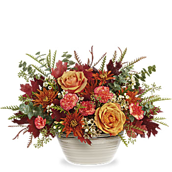 Teleflora's Rustic Harvest Centerpiece