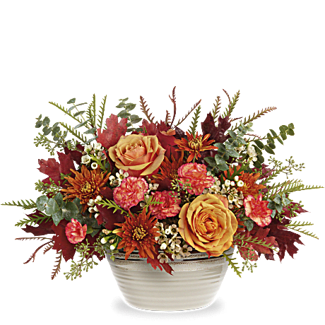 Teleflora's Rustic Harvest Centerpiece