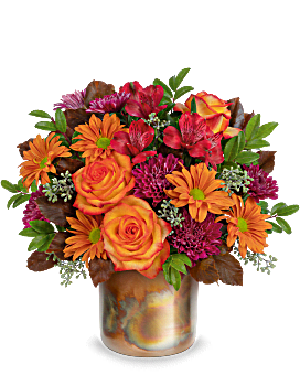 Teleflora's Harvest Blooms Bouquet