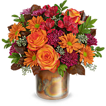 Teleflora's Harvest Blooms Bouquet