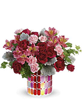 La mosaïque d’amour de Teleflora Bouquet