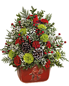 Teleflora's Cardinal Heirloom Tree Bouquet