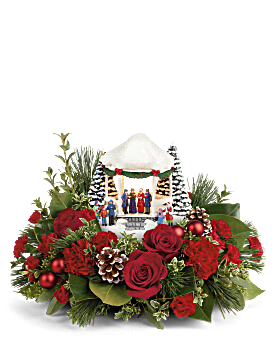 Thomas Kinkade's Sweet Sounds Of Christmas Bouquet