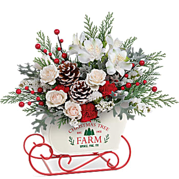 Teleflora's Winter Sleigh Bouquet