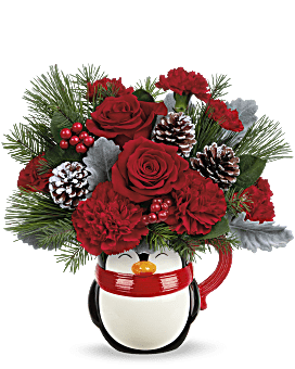 Teleflora's Send A Hug® North Pole Penguin  Bouquet