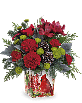 Teleflora's Ode To The Cardinal Bouquet Bouquet