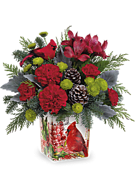 Teleflora's Ode To The Cardinal Bouquet