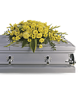 Graceful Grandeur Casket Spray Sympathy Arrangement