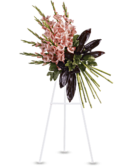 Elegant Tribute Spray Sympathy Arrangement