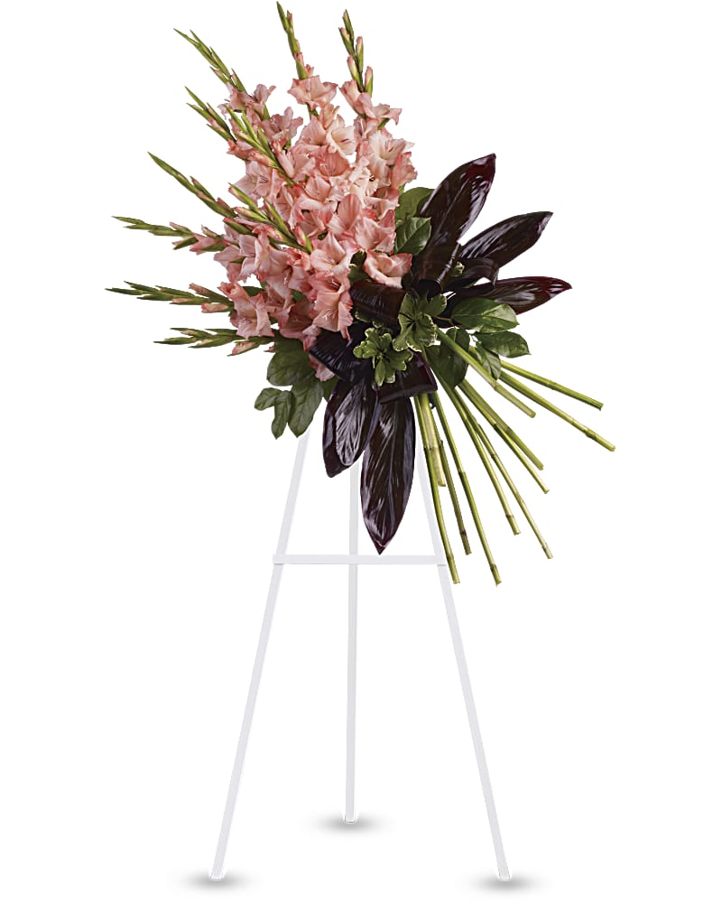 Elegant Tribute Spray Sympathy Arrangement Teleflora