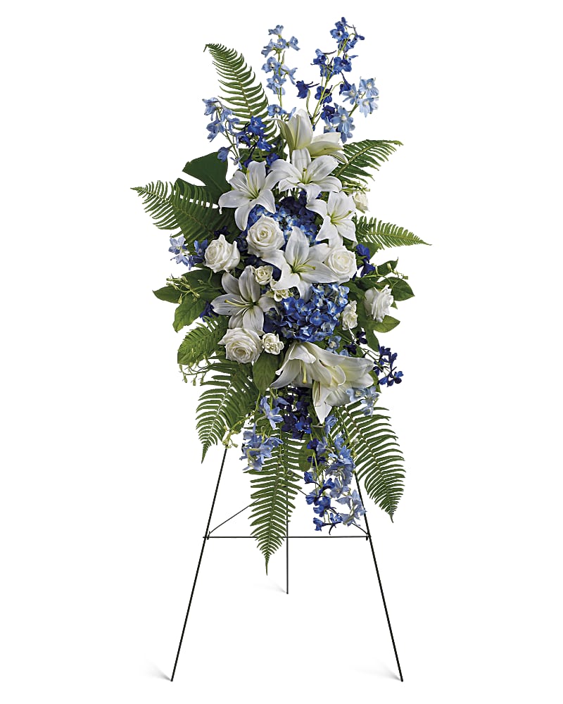 Ocean Breeze Spray Sympathy Arrangement Teleflora