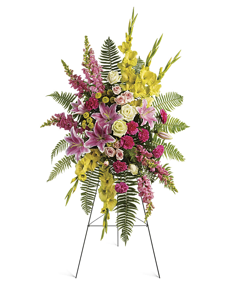 Rays Of Light Spray Sympathy Arrangement Teleflora
