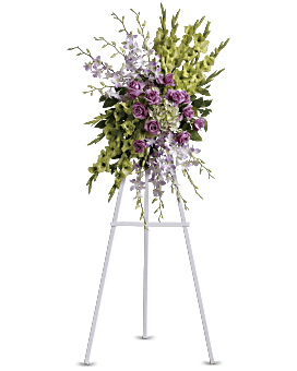 Purple , Mixed Bouquets , Heavenly Sentiments Spray , Same Day Flower Delivery By Teleflora