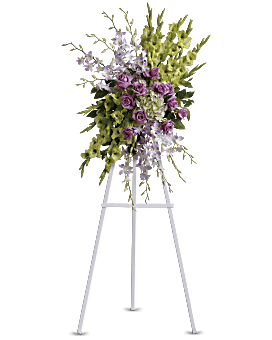 Purple | Mixed Bouquets | Heavenly Sentiments Spray | Same Day Flower Delivery by Teleflora