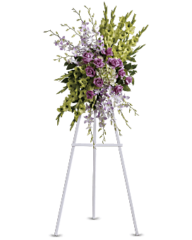 Heavenly Sentiments Spray Sympathy Arrangement