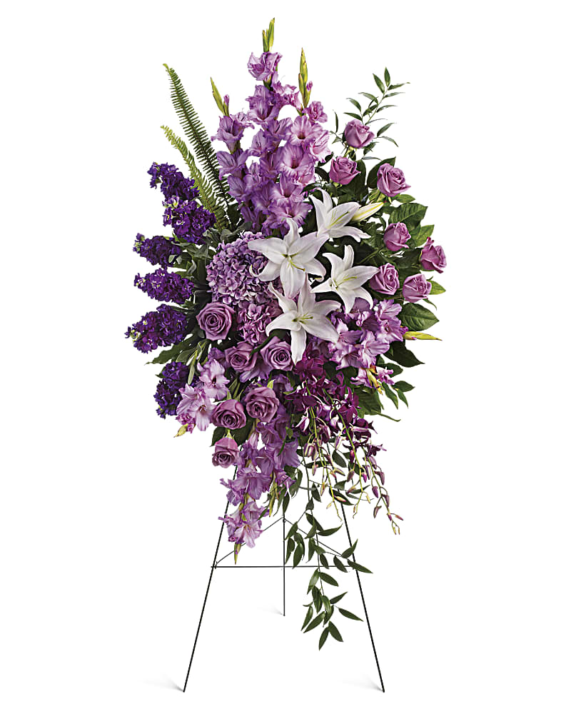 Sacred Garden Spray Sympathy Arrangement Teleflora