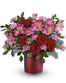 Bouquet diamant écarlate Teleflora