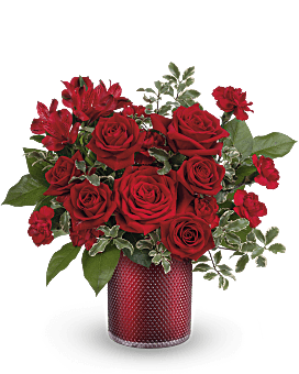 Teleflora's Radiant Crimson Bouquet Bouquet