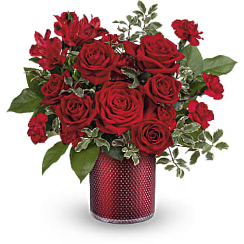 Teleflora's Radiant Crimson Bouquet