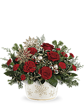 Teleflora's Snowflake Symphony Bouquet Bouquet