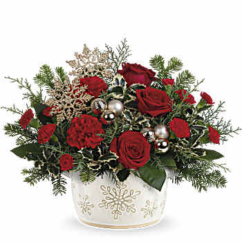 Teleflora's Snowflake Symphony Bouquet