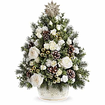 Teleflora's Snowy Oasis Tree