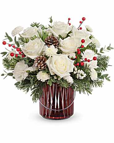 Teleflora s Gleaming Holiday Bouquet Teleflora
