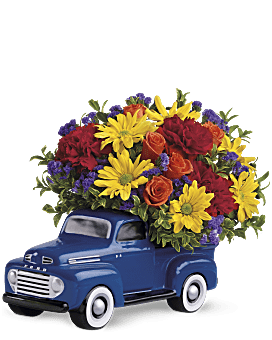 Teleflora's '48 Ford Pickup Bouquet Flower Arrangement