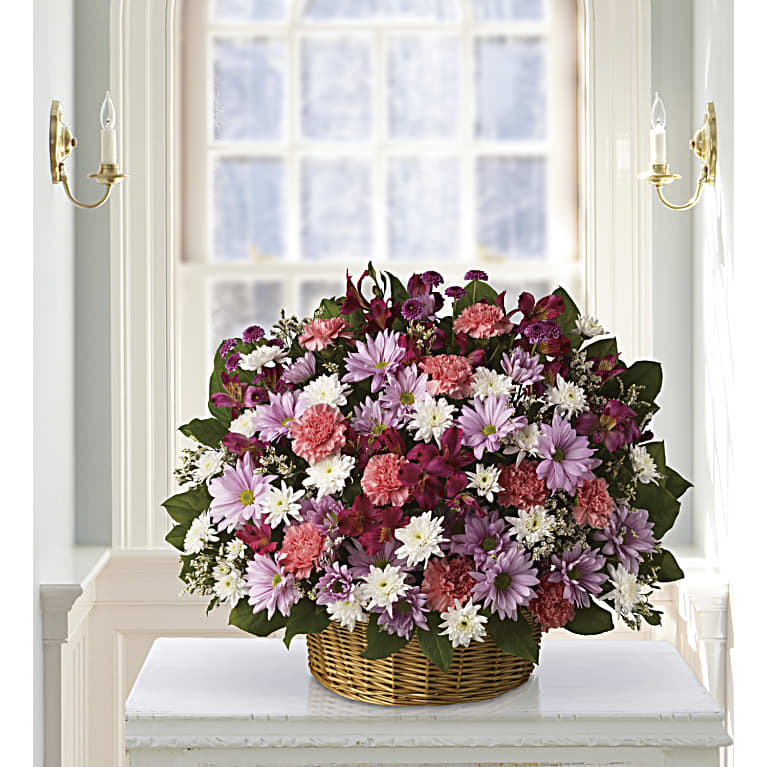Rainbow Reflections Basket
