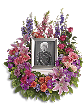 In Memoriam Wreath Sympathy Arrangement